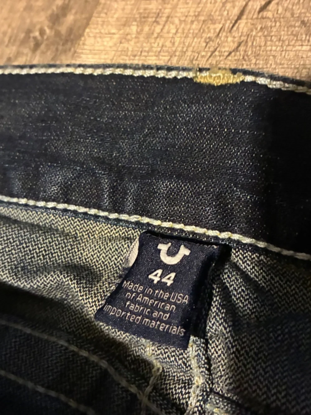 Vintage True Religion Billy Relaxed Bootcut Jeans Dark Wash Denim SZ 44 NWT New